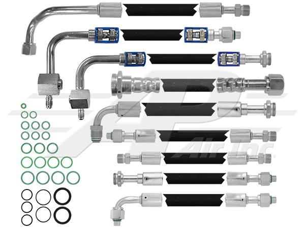 9 Piece All Rubber Replacement Hose Kit - Early Serial Number