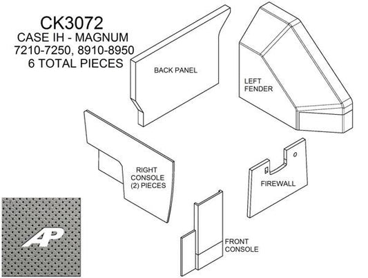 Case/IH Magnum Cab Kit - Embassy Gray