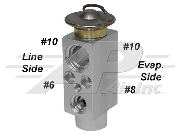 Expansion Valve with #10 Outlet Port