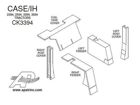 Lower Cab Kit - Berkshire Gray