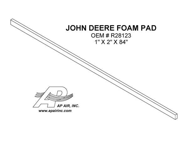 Foam Pad 1" x 2" x 84"