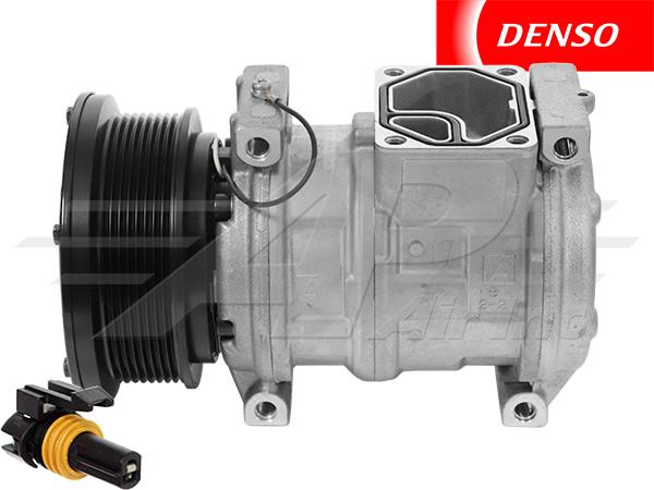 OE Denso Compressor 10 PA17 C - 125mm, 6 Groove Clutch, 12 V