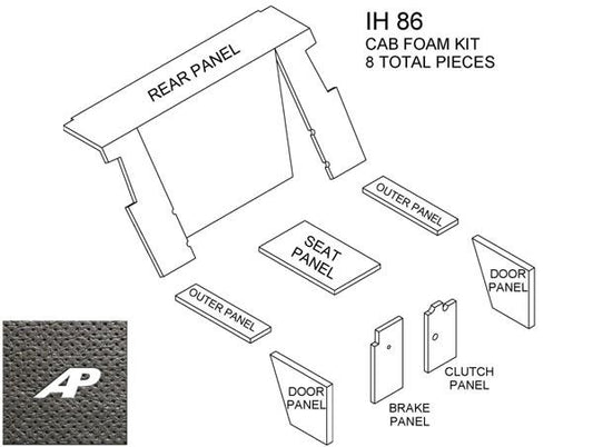 86 Series Cab Kit - Black
