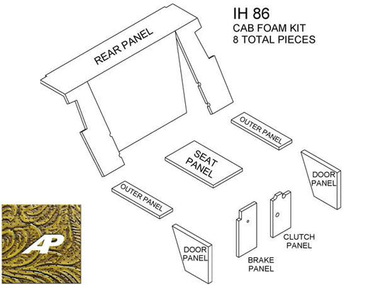 86 Series Cab Kit - Western Brown