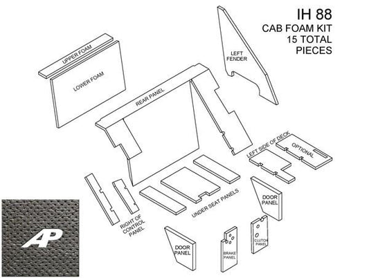 88 Series Cab Kit - Black