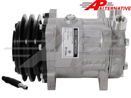 Alternative Compressor SD7 H15 - 132mm, 2 Groove Clutch 12 V