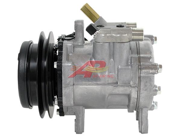 HD Sanden Style Denso - 146mm, 1 Groove Clutch, 12 V - With Manifold Kit - Early Serial Number