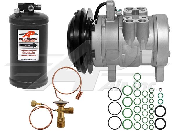 Ag A/C Kit - Heavy Duty Denso Style Compressor