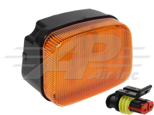 LED Amber Cab Light, Right - 4.75" x 3.25" x 2.5"