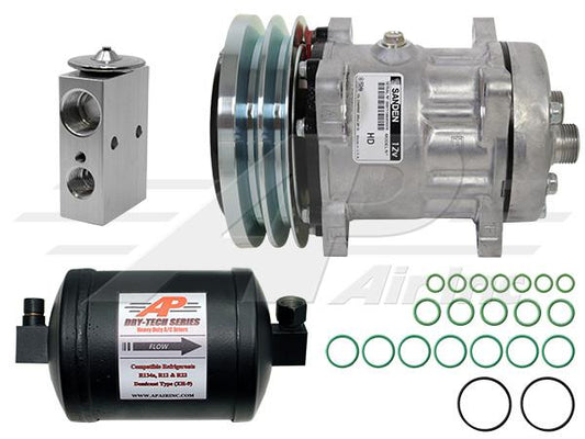 Ag A/C Kit - OE Sanden Compressor Compressor