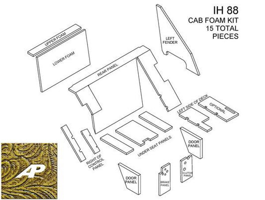 88 Series Cab Kit - Western Brown