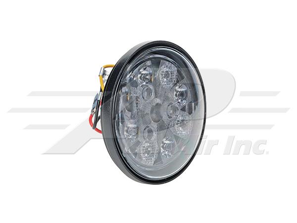 LED Round Work Light with Red Tail Light