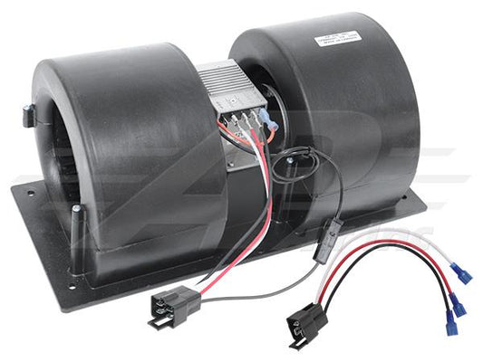 Aftermarket Blower Assembly with Resistor and Wire Harness Adaptor - Four Wire Connector